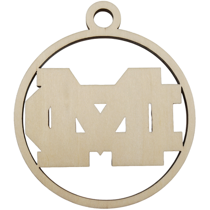 Damien Athletics *FUNDRAISER* Logo Keepsake Ornament, Version 2