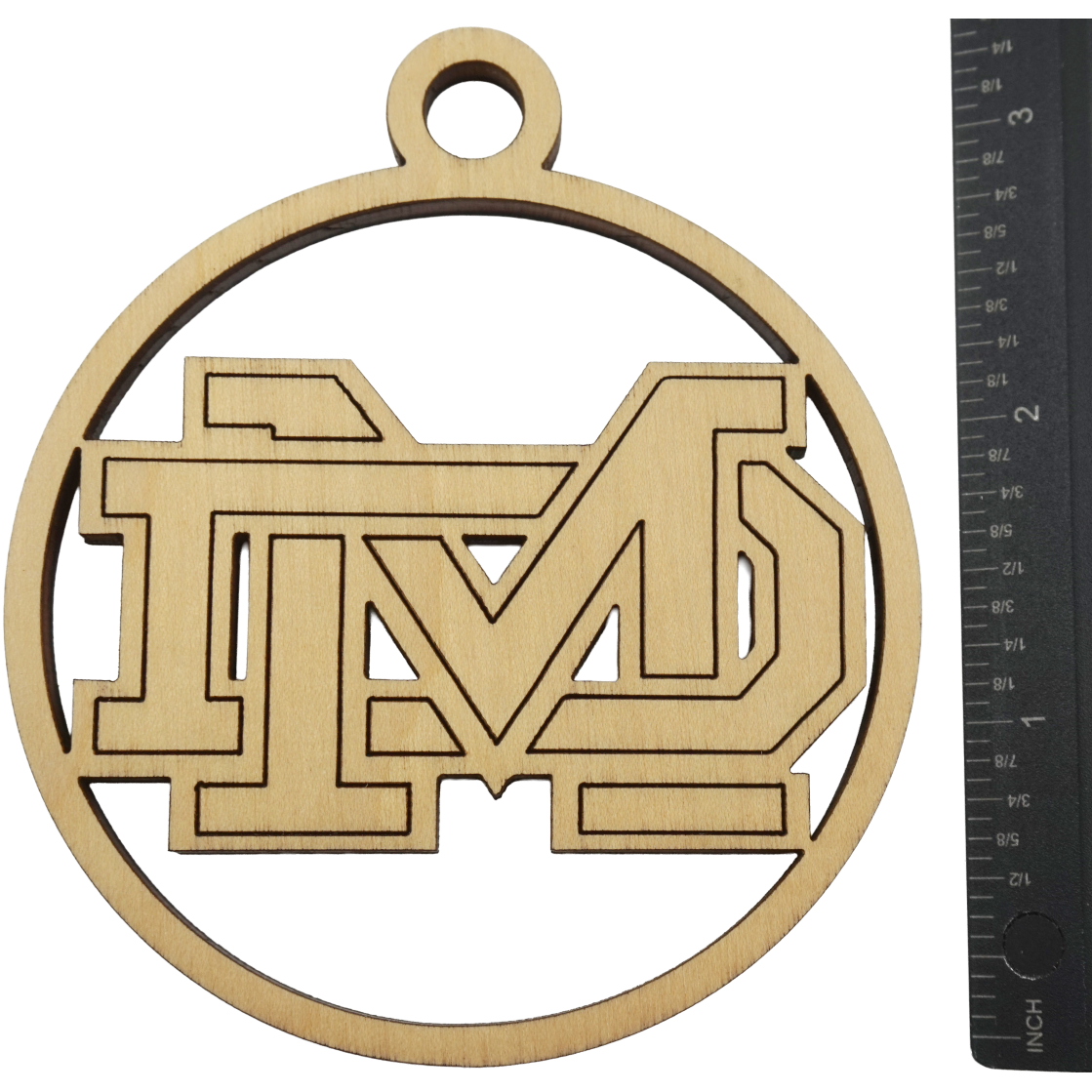 Damien Athletics *FUNDRAISER* Logo Keepsake Ornament, Version 2