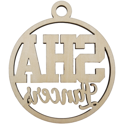 Sacred Hearts Academy Lancers School Ornament