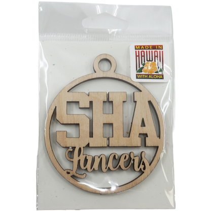 Sacred Hearts Academy Lancers School Ornament