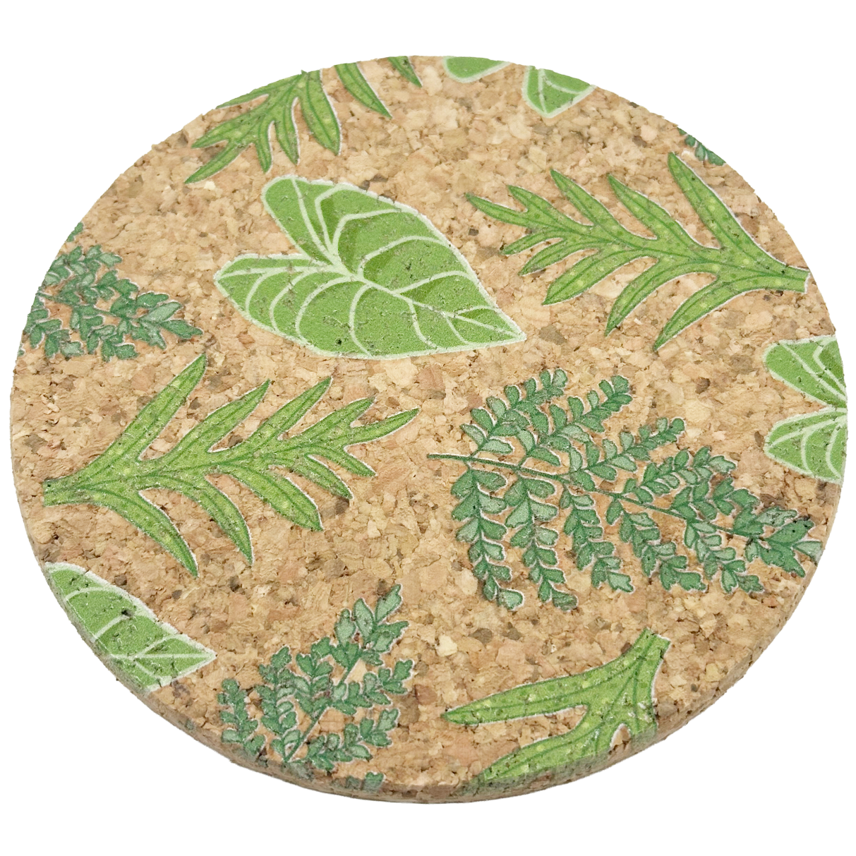 Kalo, Lauae, Palapalai Cork Coaster