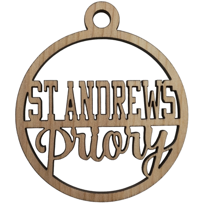 Saint Andrew's Priory Keepsake Ornament