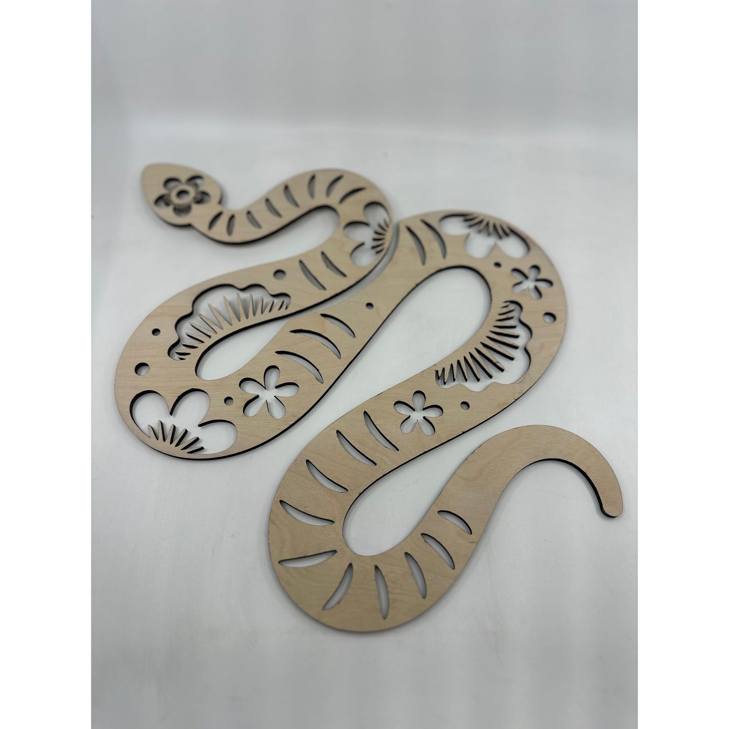 Laser Cut Wooden Snake Cut Out Keepsake - Limited Edition 2025