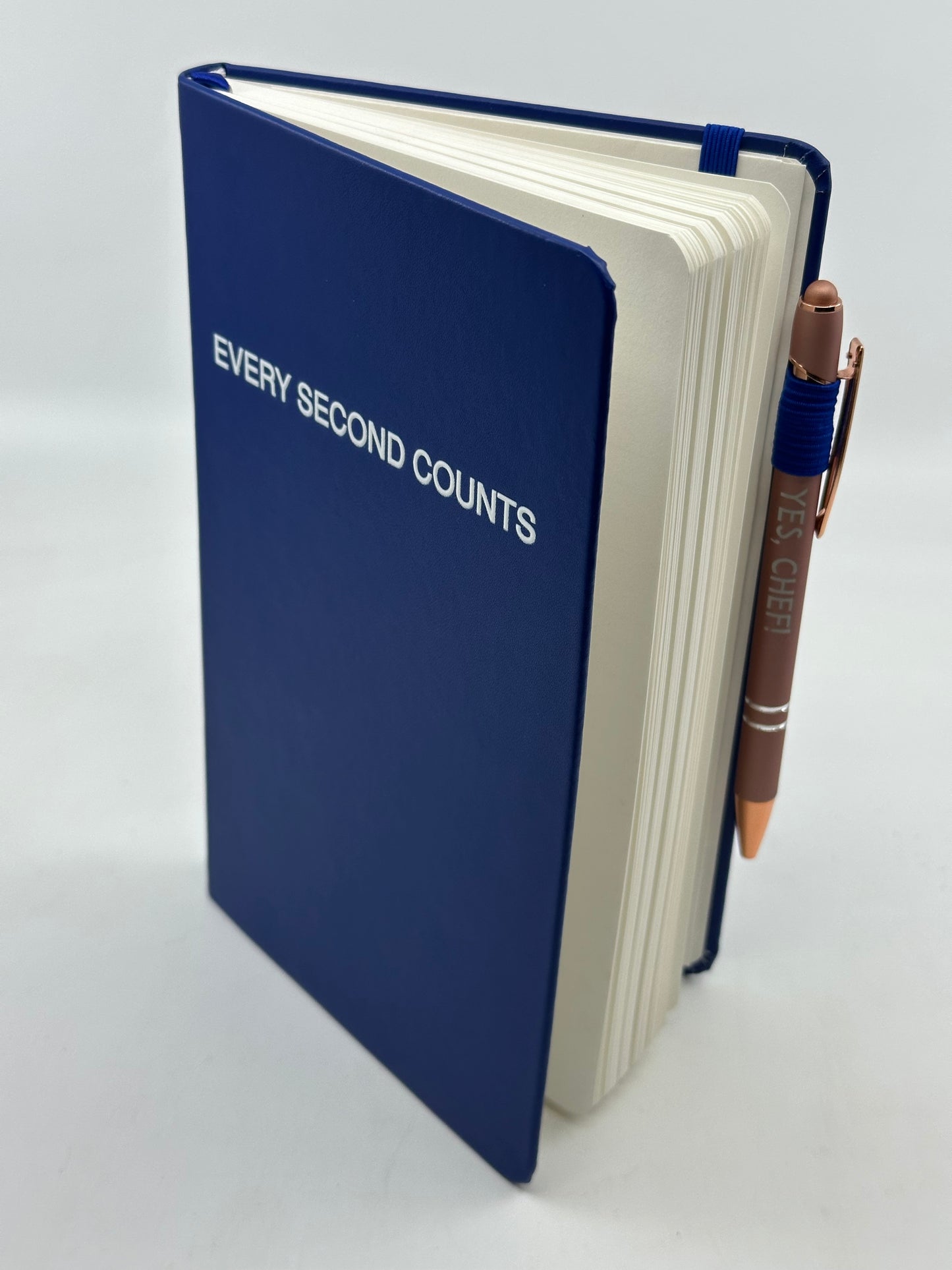 Every Second Counts Journal – A5 Lined Notebook with Pen