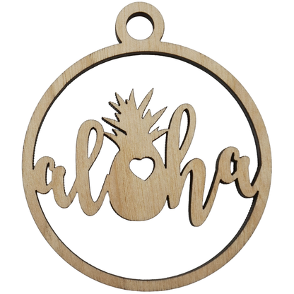 Aloha Pineapple Keepsake Ornament