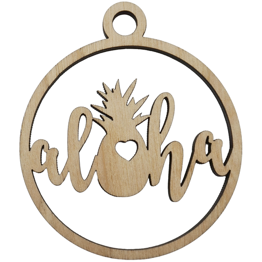Aloha Pineapple Keepsake Ornament