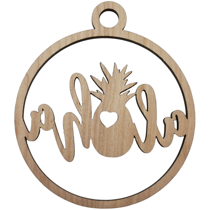 Aloha Pineapple Keepsake Ornament