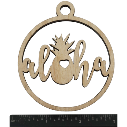 Aloha Pineapple Keepsake Ornament