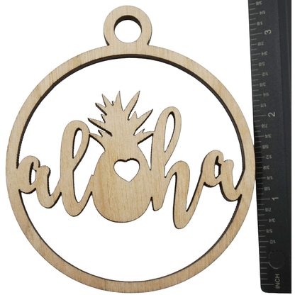 Aloha Pineapple Keepsake Ornament