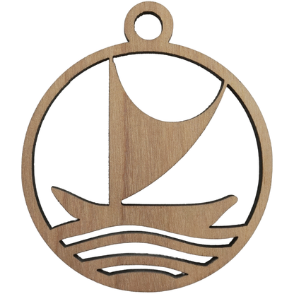 Polynesian Voyaging Canoe Ornament