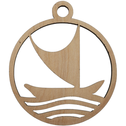 Polynesian Voyaging Canoe Ornament
