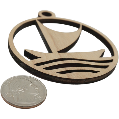 Polynesian Voyaging Canoe Ornament