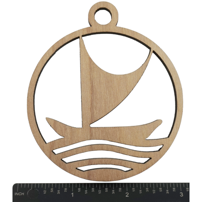 Polynesian Voyaging Canoe Ornament