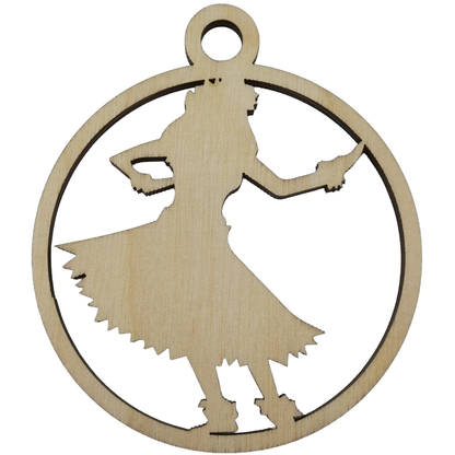 Wahine Hula Kahiko Dancer Keepsake