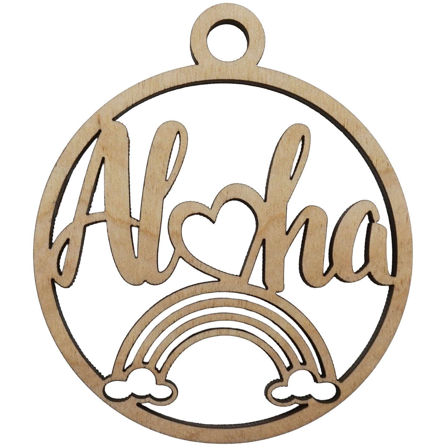 Aloha Rainbow Wooden Keepsake