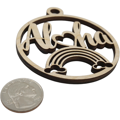 Aloha Rainbow Wooden Keepsake