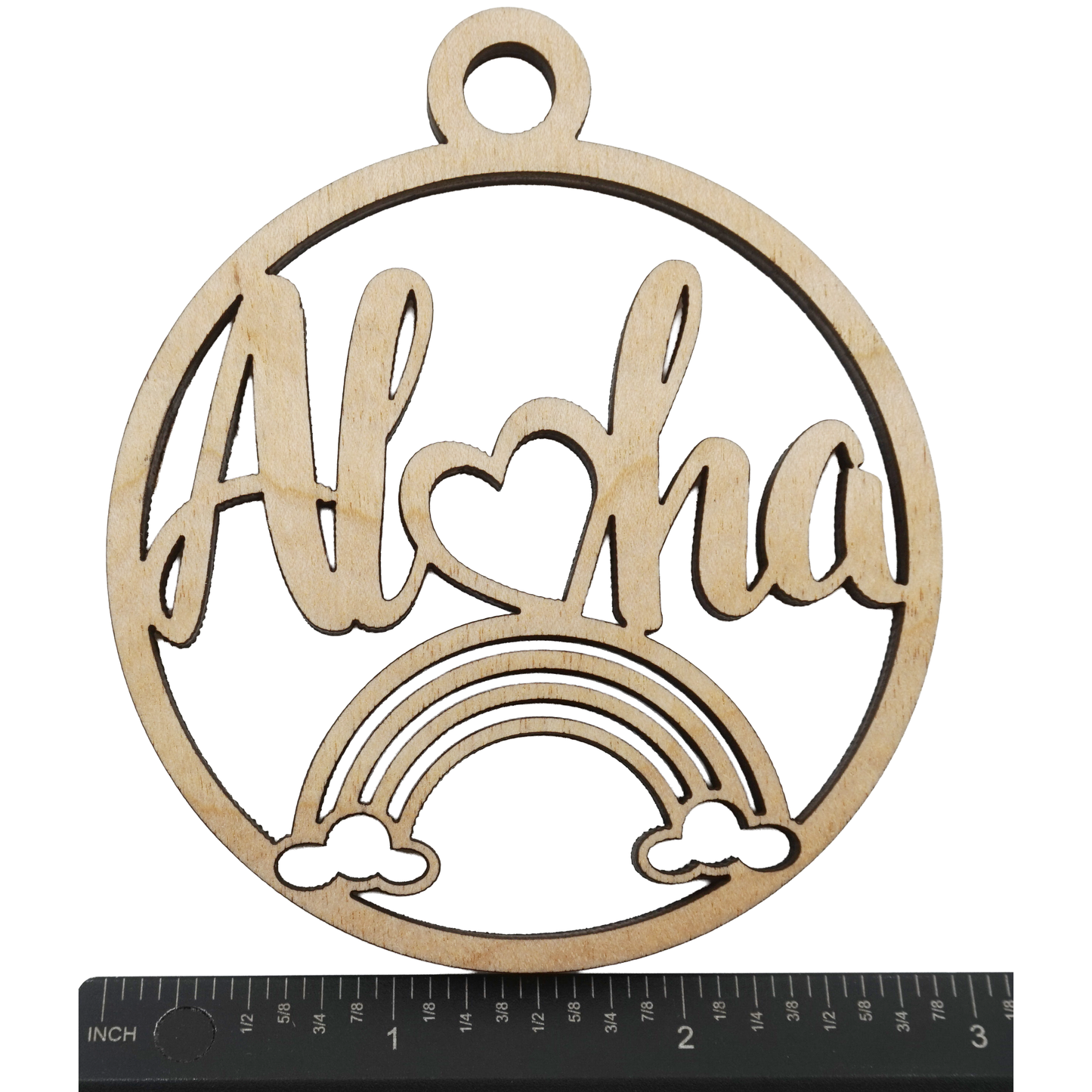 Aloha Rainbow Wooden Keepsake