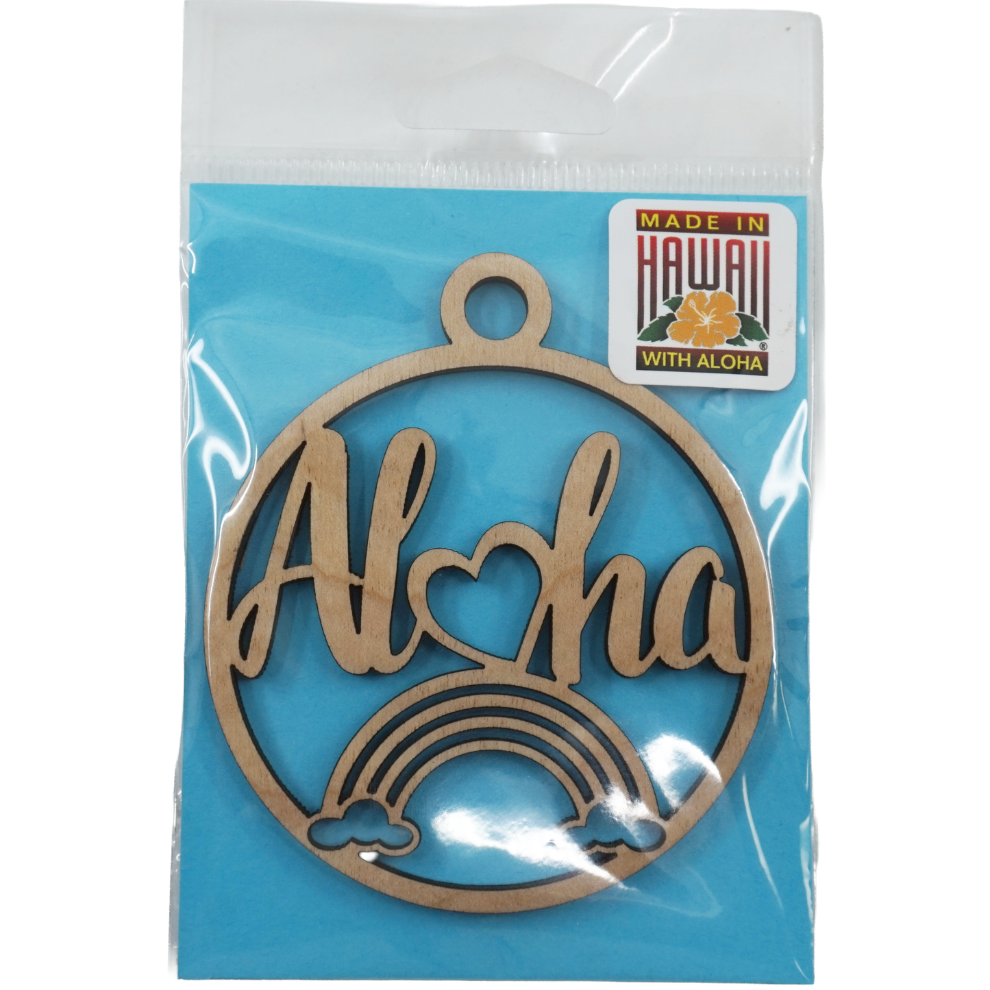 Aloha Rainbow Wooden Keepsake