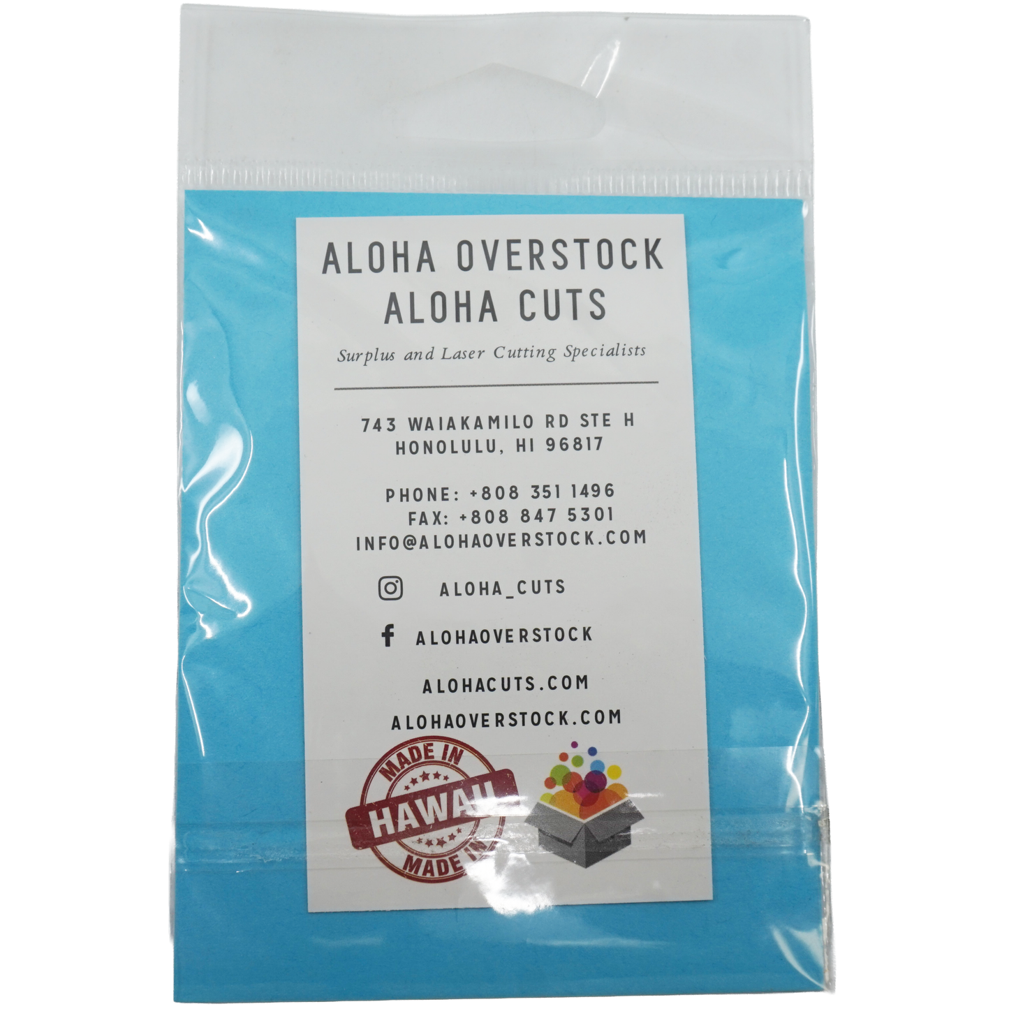 Aloha Rainbow Wooden Keepsake