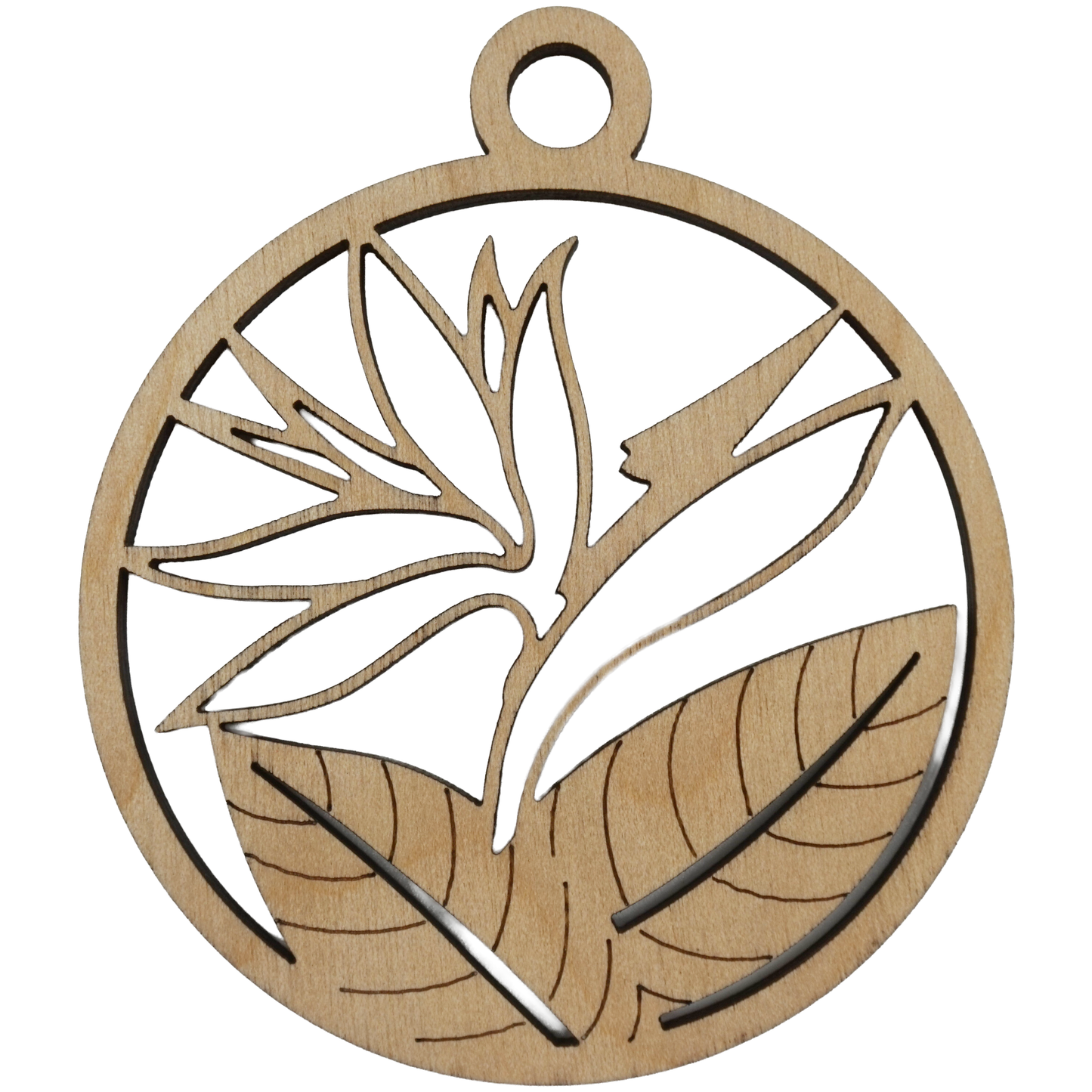 Bird Of Paradise Wooden Keepsake