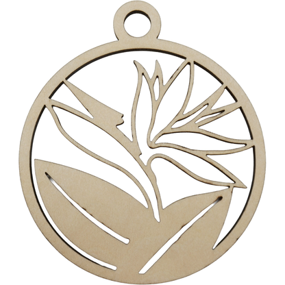 Bird Of Paradise Wooden Keepsake