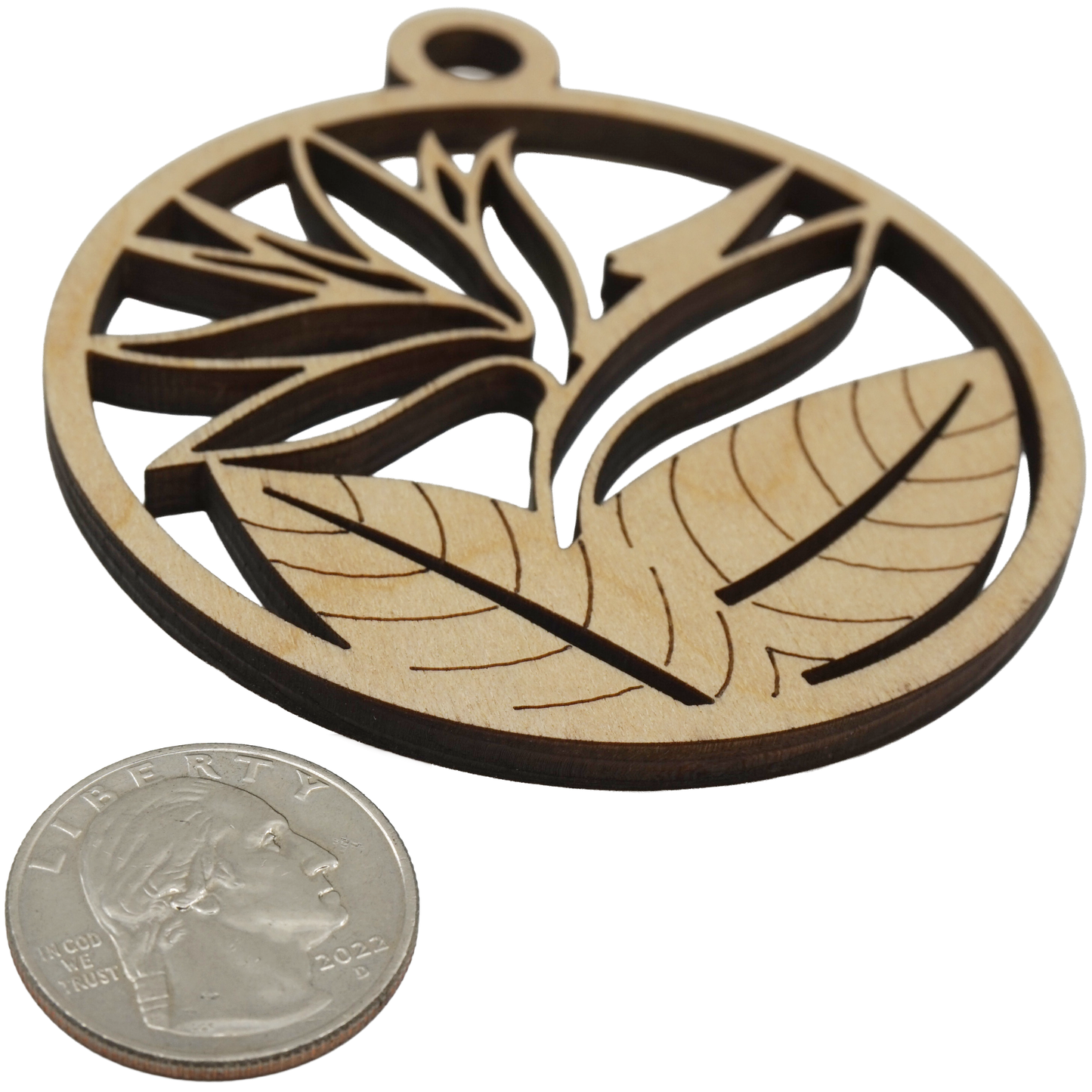 Bird Of Paradise Wooden Keepsake