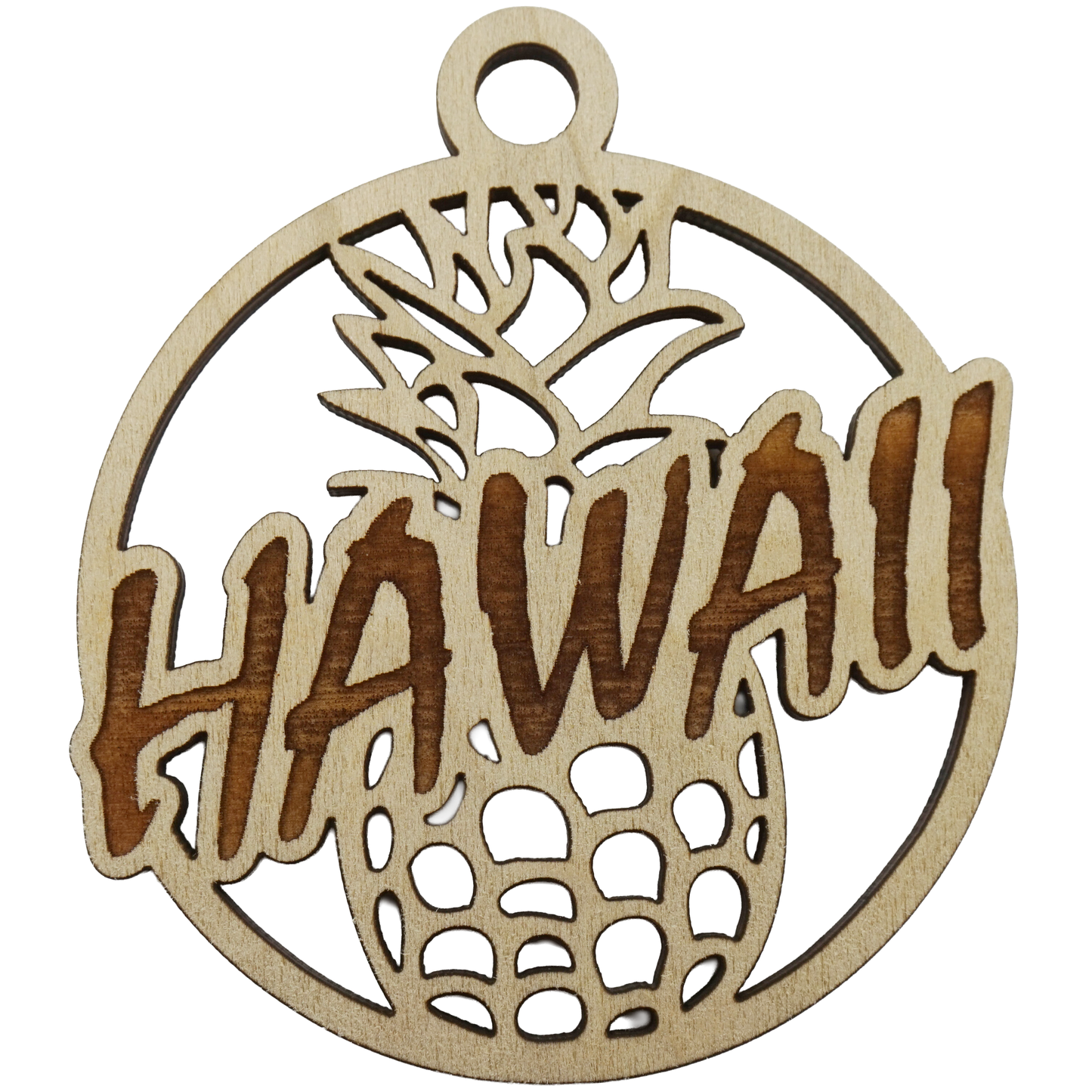 Hawaii Pineapple Wooden Keepsake