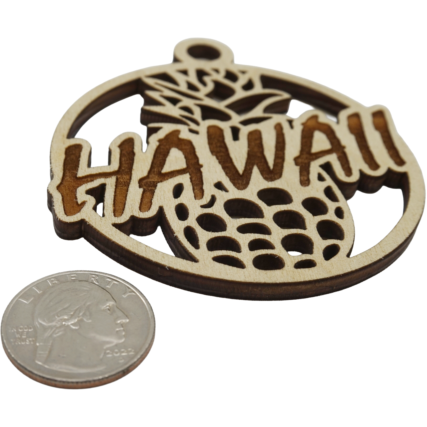 Hawaii Pineapple Wooden Keepsake
