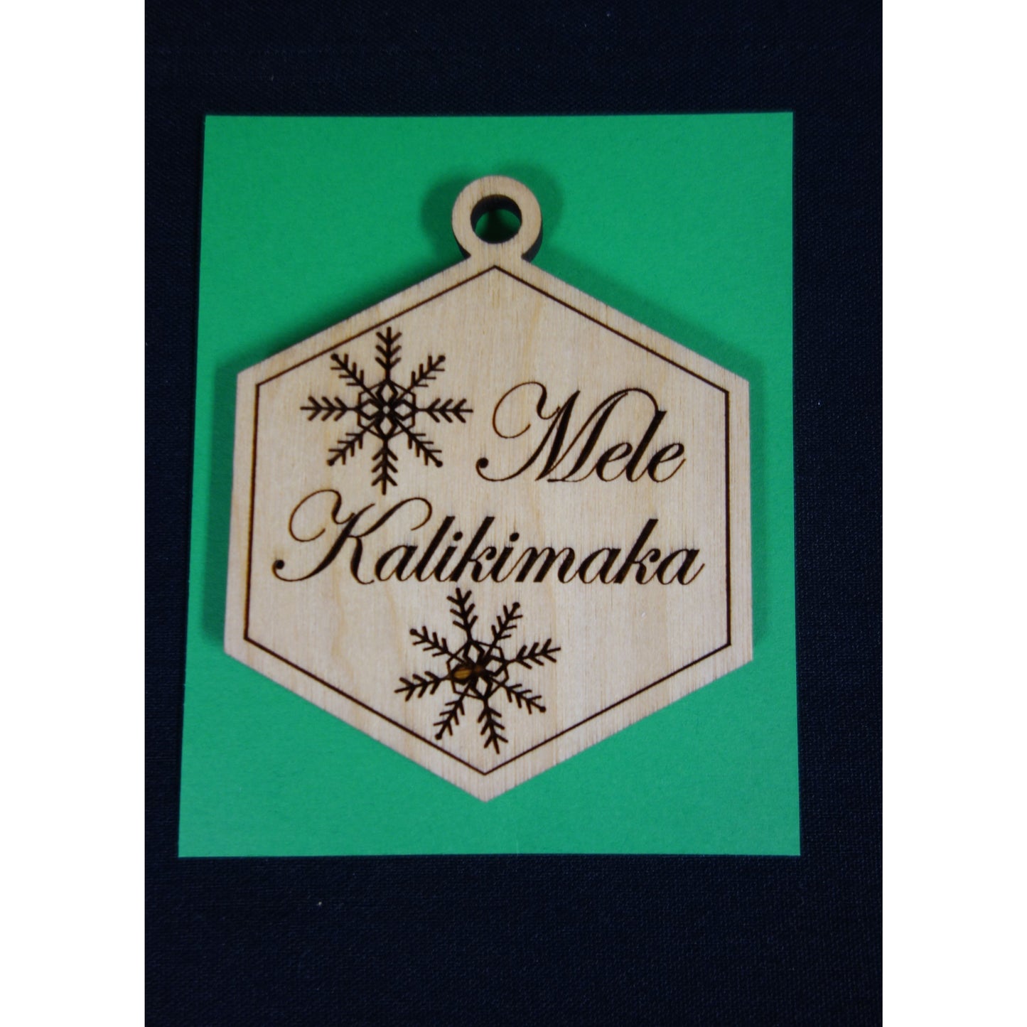 Mele Kalikimaka Snowflakes Ornament