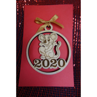 2020 Year of the Rat Ornament