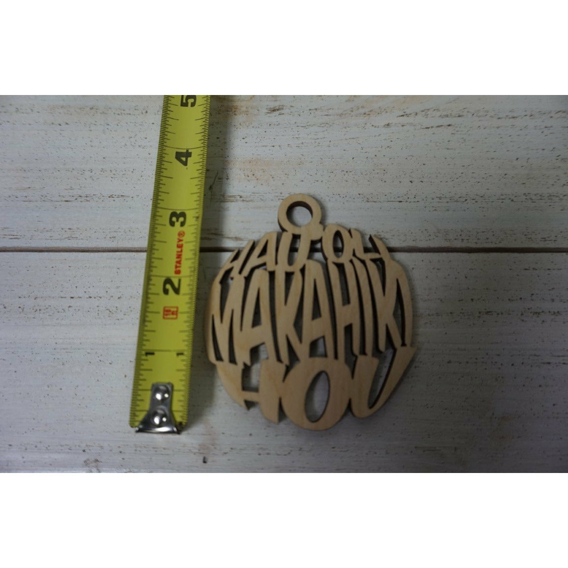 Hauoli Makahiki Hou Circle Keepsake Ornament