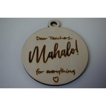 Mahalo Teachers Keepsake Ornament