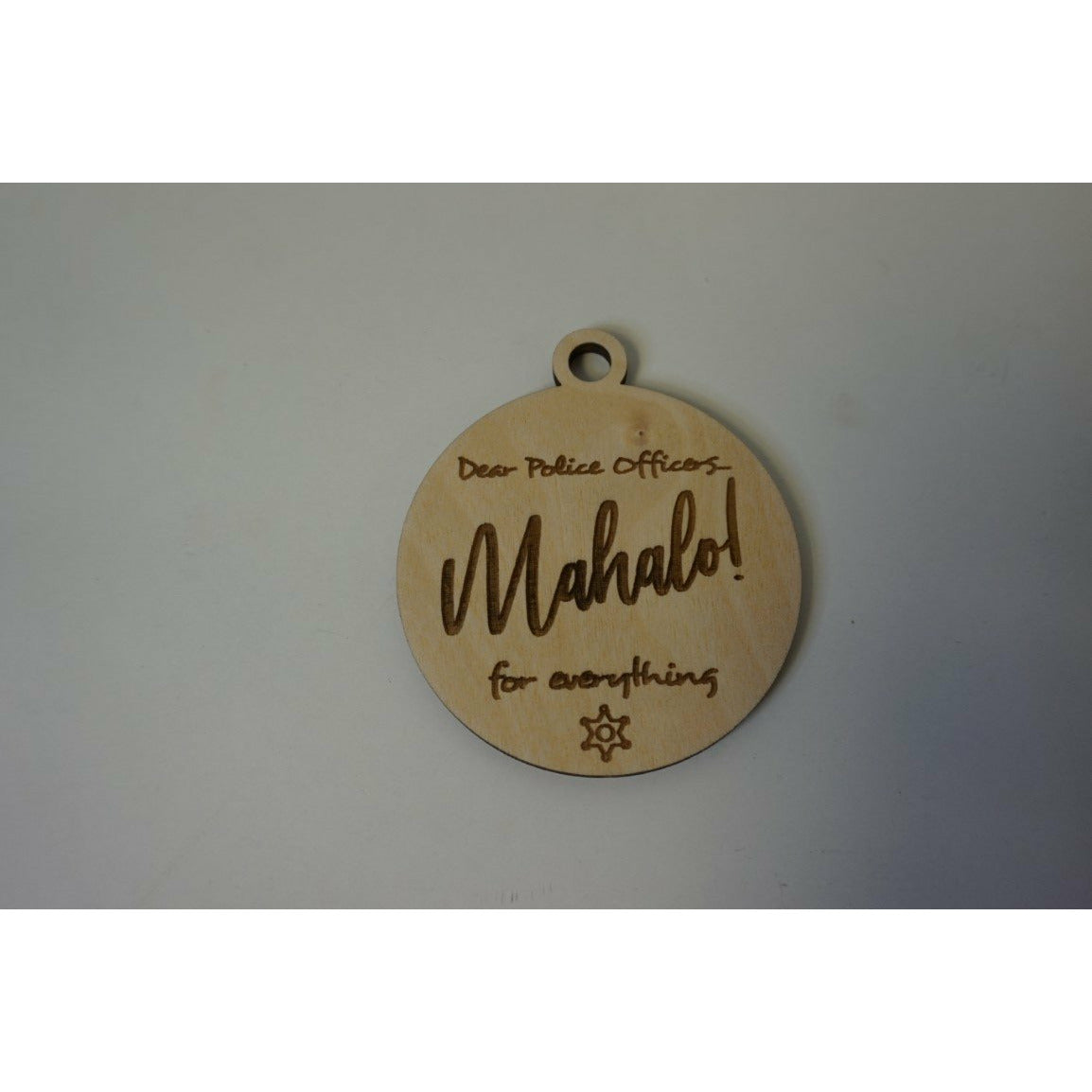 Mahalo Police Officers Keepsake Ornament