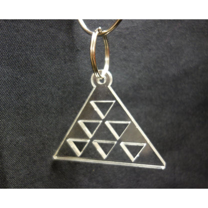 Triangle Mauna Kea Acrylic Keychain