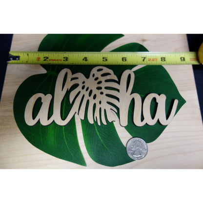 Aloha Monstera Decorative Piece
