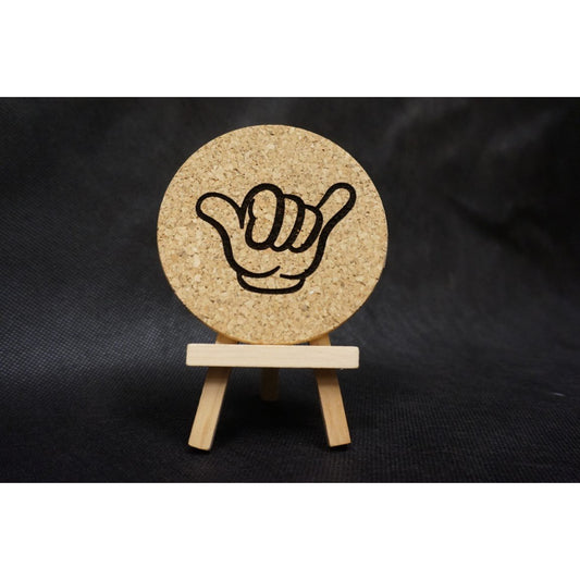 Shaka Cork Coaster