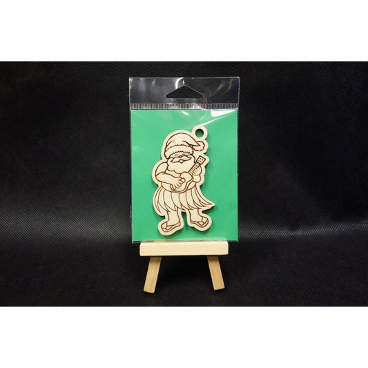 Christmas Hula Santa Ornament