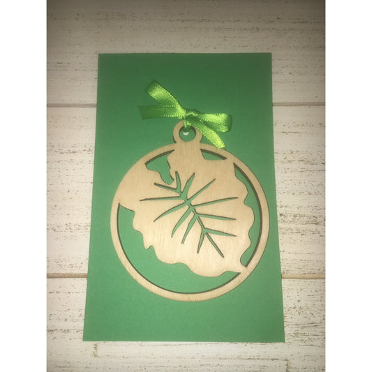 Kalo Leaf Ornament