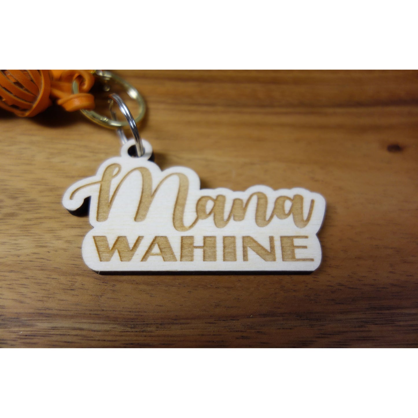 Mana WAHINE Wood Keychain