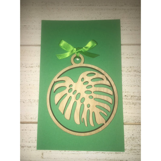 Monstera Leaf Ornament