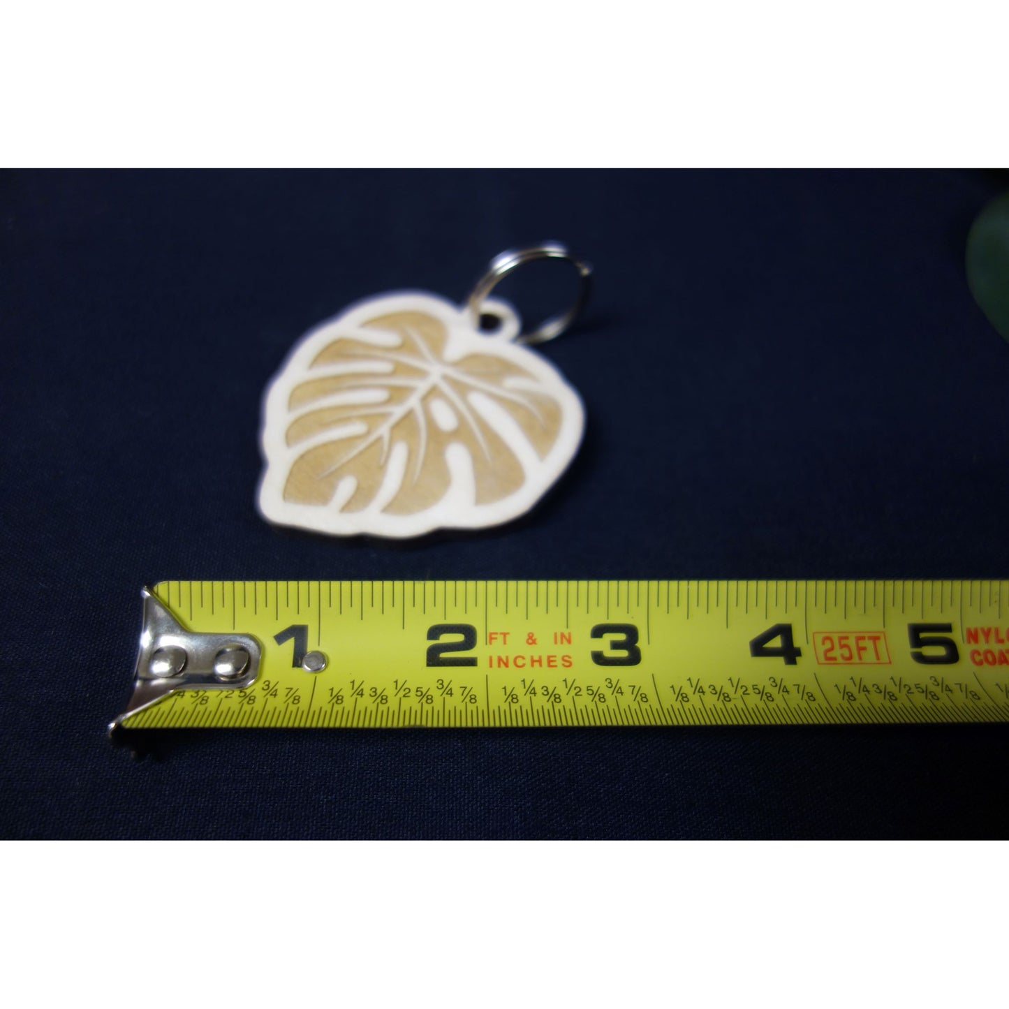 NEW ITEM: Monstera Wood Keychain