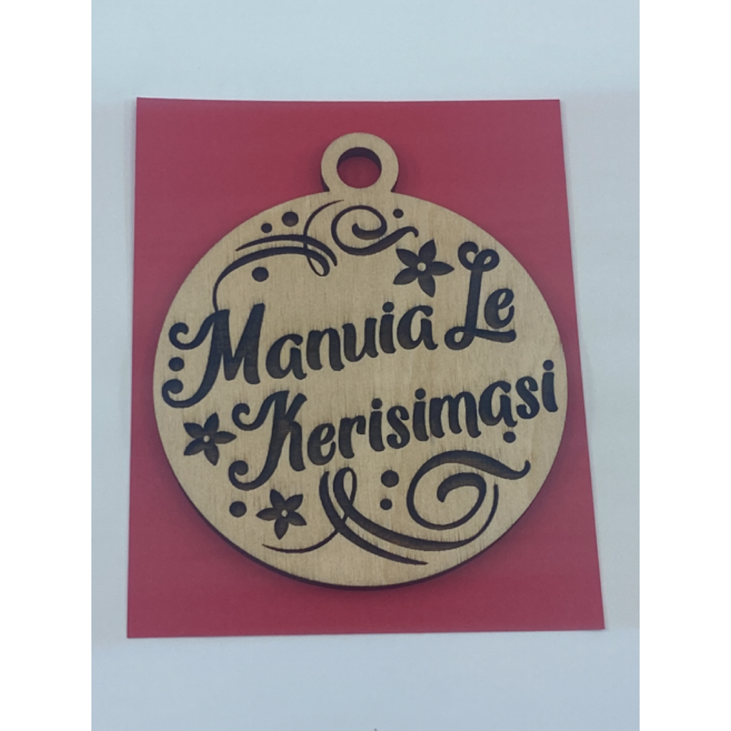 American Samoa Manuia Le Kerisimasi Keepsake Ornament