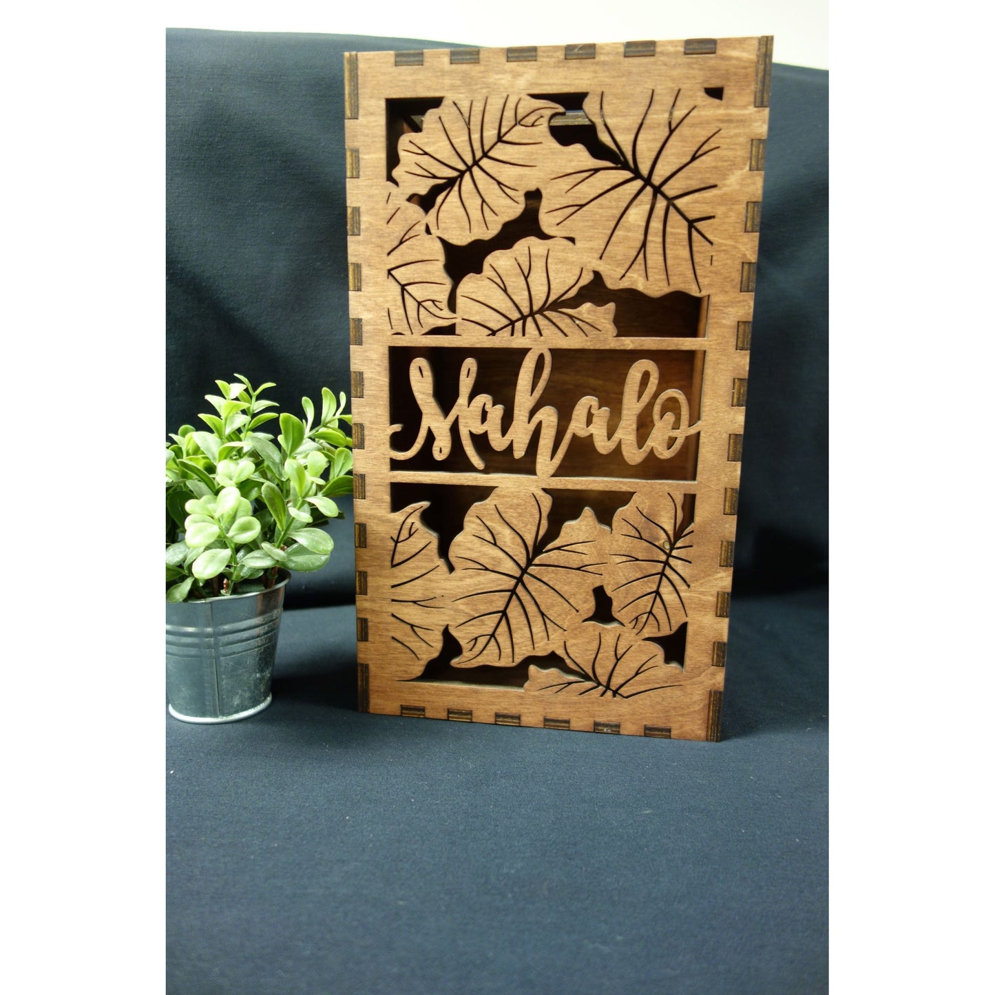 *RENTAL* Mahalo card box, Tall Rectangle