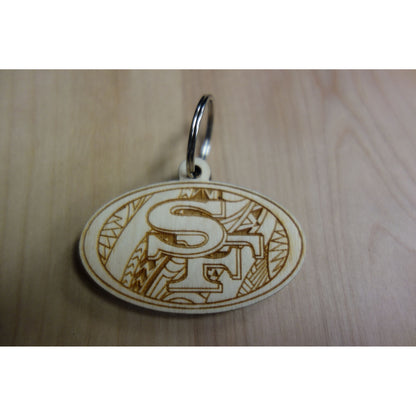 SF Niners Inspired Tribal Keychain