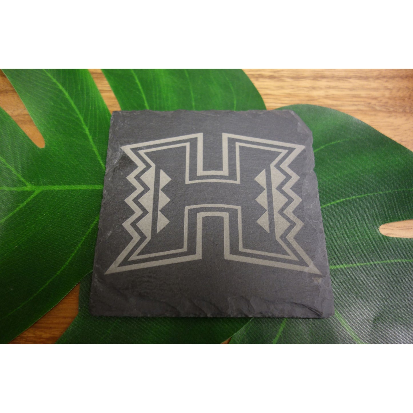 Set of 4 Slate Coasters - Officially Licensed University of Hawaii Logos