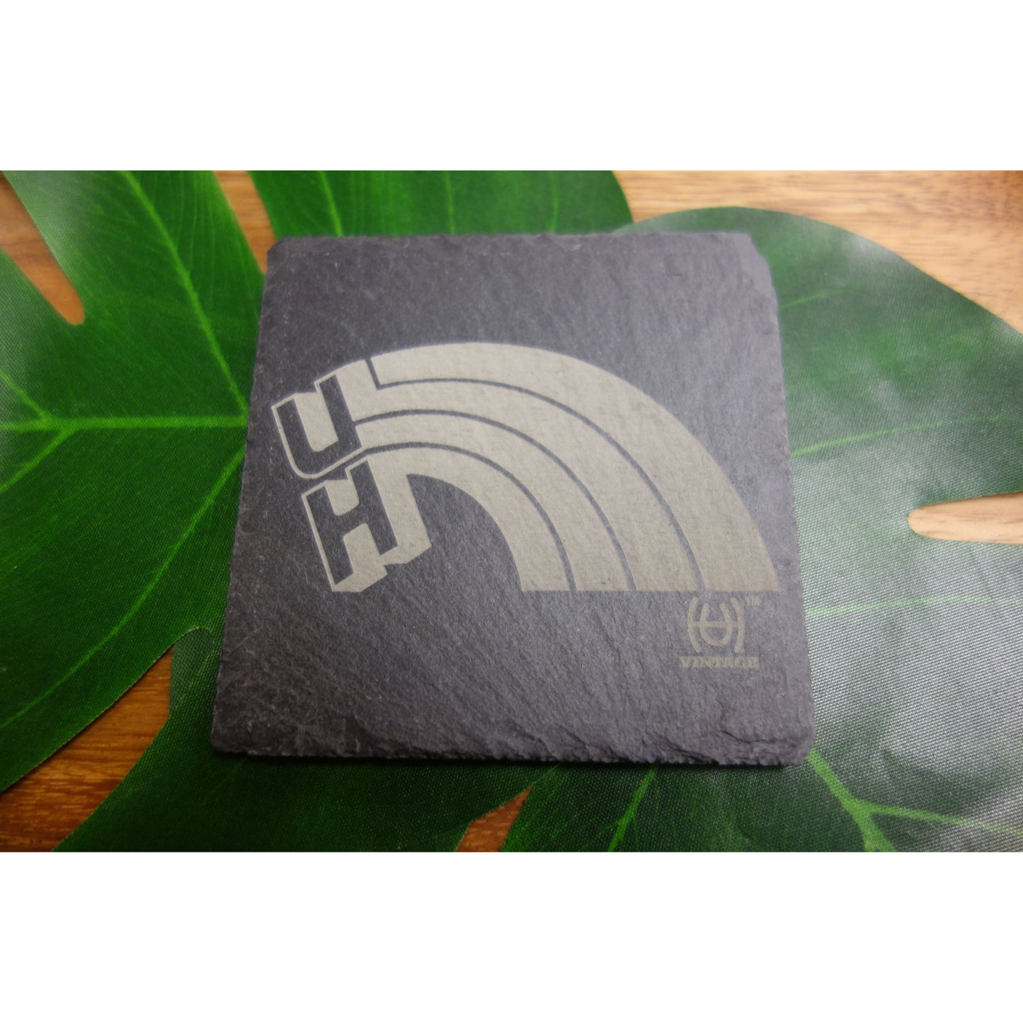 Set of 4 Slate Coasters - Officially Licensed University of Hawaii Logos