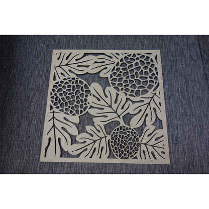 Island Style `Ulu (Breadfruit) 12" Square Panel