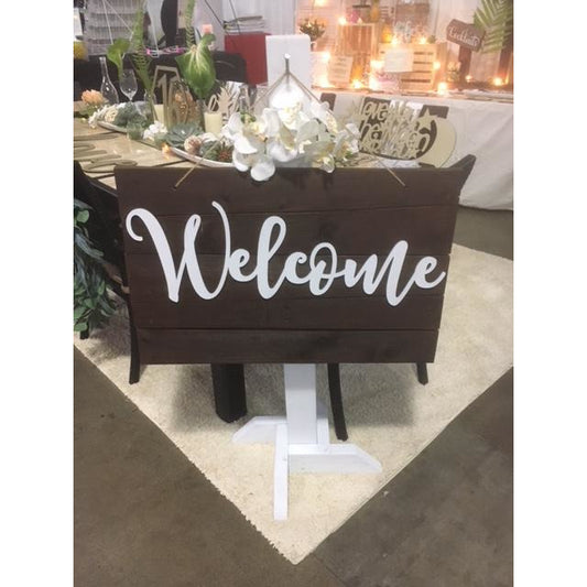 *RENTAL* Welcome Sign and Post