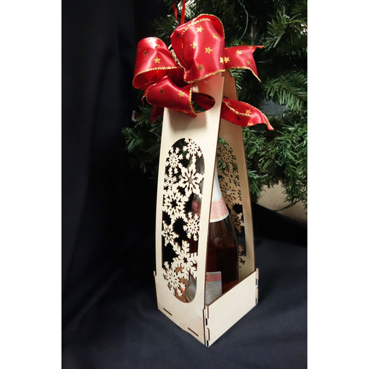 Holiday Snowflake Wine Carrier