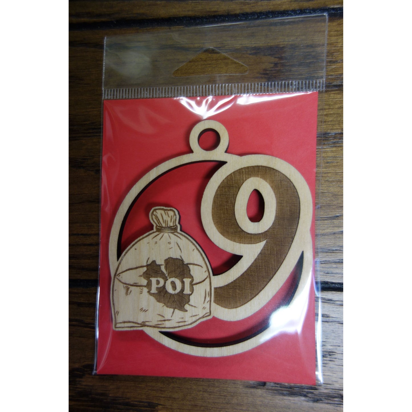 12 Days of Christmas Day 9 Wood Keepsake Ornament